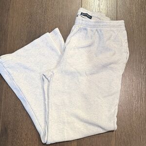 Brandy Melville Light Gray Thermal Sweatpants